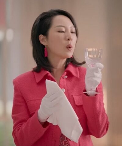 Mind Your Manners Sara Jane Ho Pink Jacket