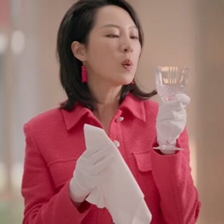 Mind Your Manners Sara Jane Ho Pink Jacket