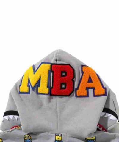 Minions Bape Grey Hoodies