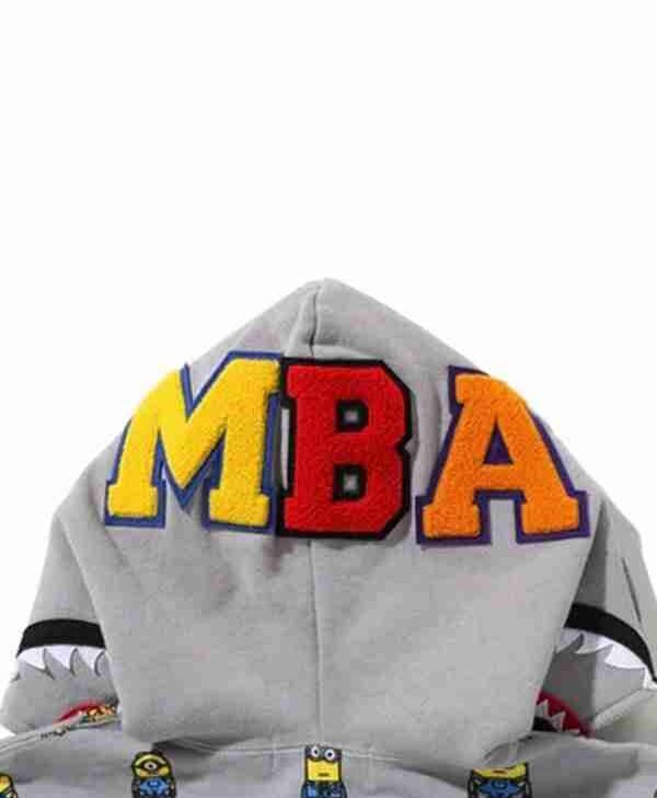 Minions Bape Grey Hoodies