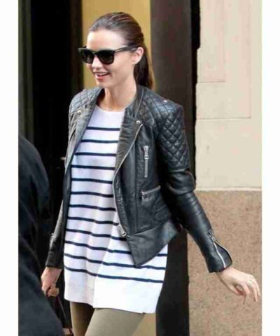 Miranda Kerr Leather Jacket
