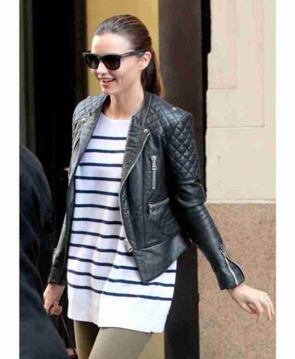 Miranda Kerr Leather Jacket
