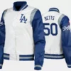 Mookie Betts Los Angeles Dodgers Satin Jacket