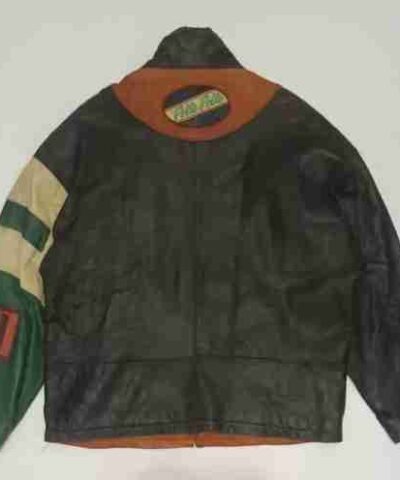 Multicolor Vintage Pelle Pelle USA Racing Leather Jacket 1