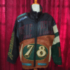 Multicolor Vintage Pelle Pelle USA Racing Leather Jacket