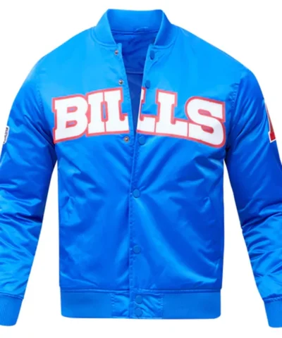 NFL Buffalo Bills Satin Blue Jacket