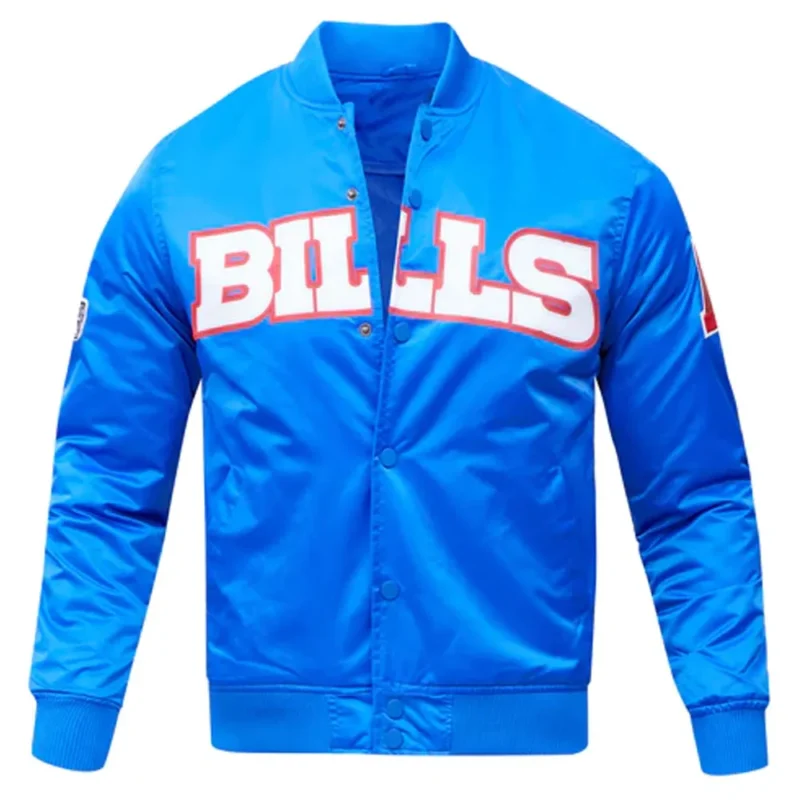 NFL Buffalo Bills Satin Blue Jacket