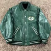 NFL Football Team Green Bay Packers Leather Jacket