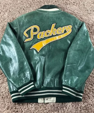 NFL Football Team Green Bay Packers Leather Jackets