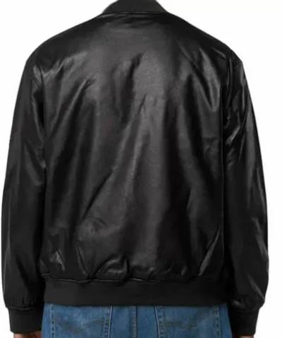 NFL Green Bay Packers Black Leather Varsity Jackets