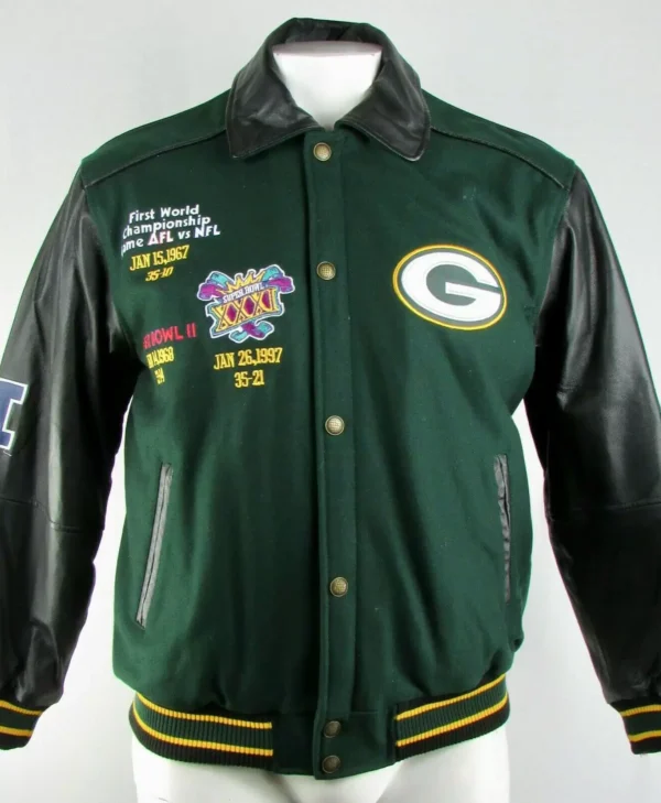 NFL Green Bay Packers Super Bowl Champions Jacket