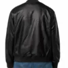 NFL Los Angeles Chargers Black Leather Varsity Jackets