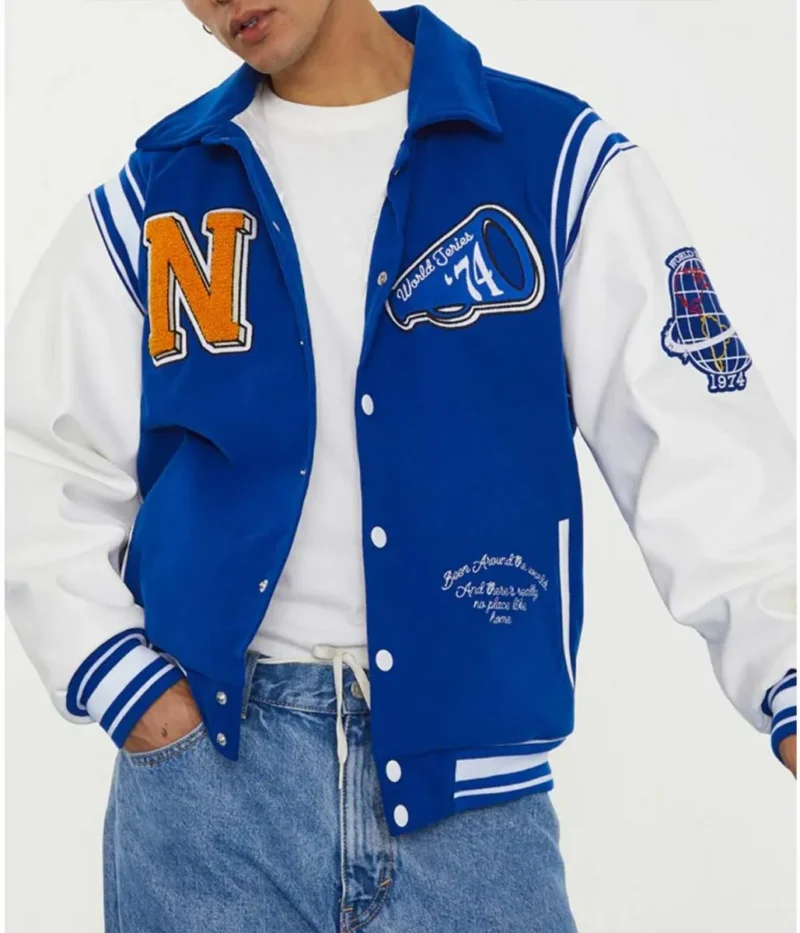 NTRLS World Series Letterman Blue and White Jacket