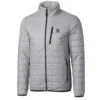 NY Yankees Full Zip Grey Puffer Jacket