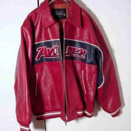 NYC Limited Edition Red Leather Jacket