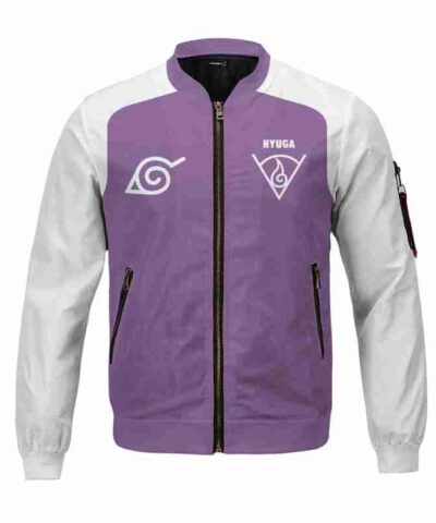 Naruto Personalized Hyuga Clan Bomber Jacket