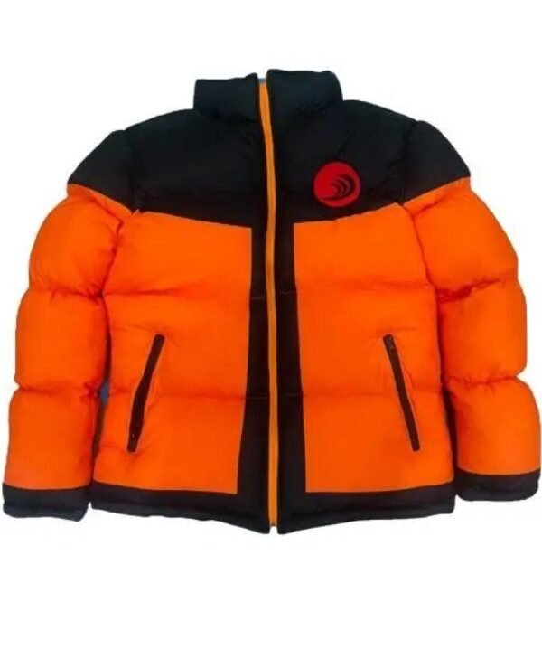 Naruto Seventh Hokage Orange And Black Jacket