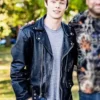 Nathan Williams Brave the Dark Black Leather Jacket For Sale
