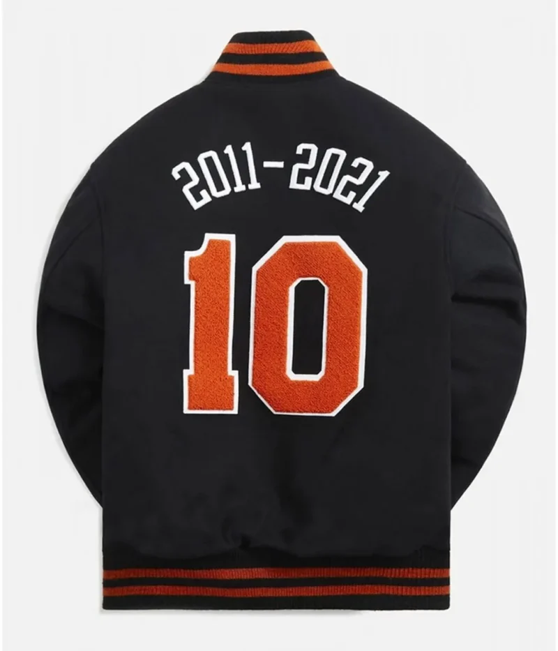 New York Knicks 10 Varsity Wool Black Jackets