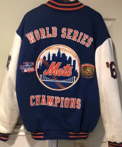 New York Mets 2 Time World Champions Series Jacket