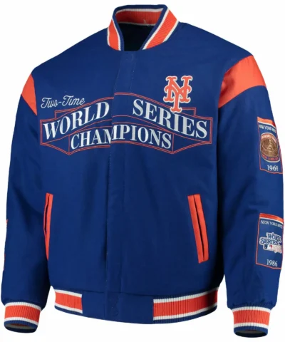 New York Mets 2 time World Series Champions Jacket scaled 1