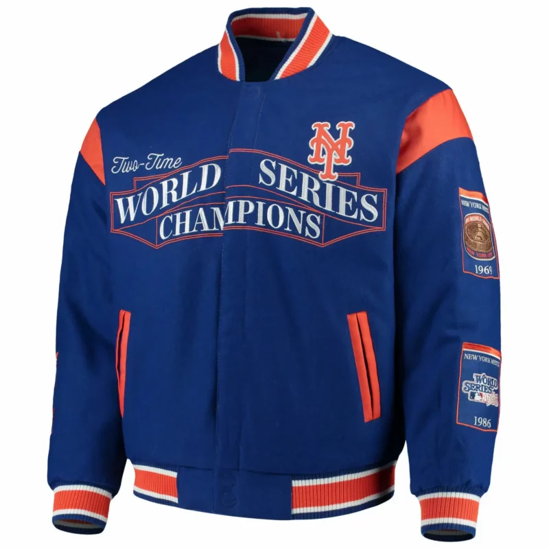 New York Mets 2 time World Series Champions Jacket scaled 1