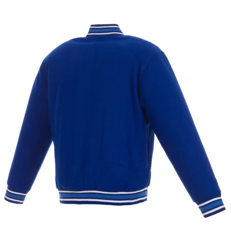 New York Mets Embroidered Logo Royal Wool Jackets
