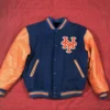 New York Mets Navy Orange Varsity Jackets
