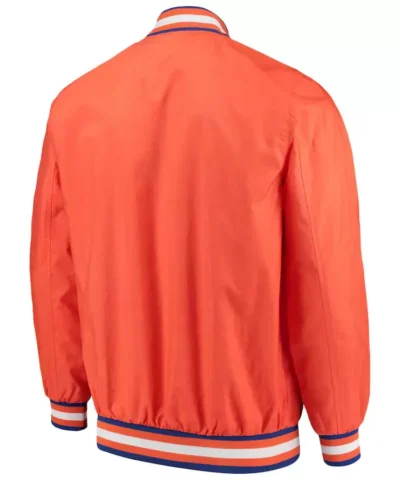 New York Mets Orange Jet Game Half Zip Jackets