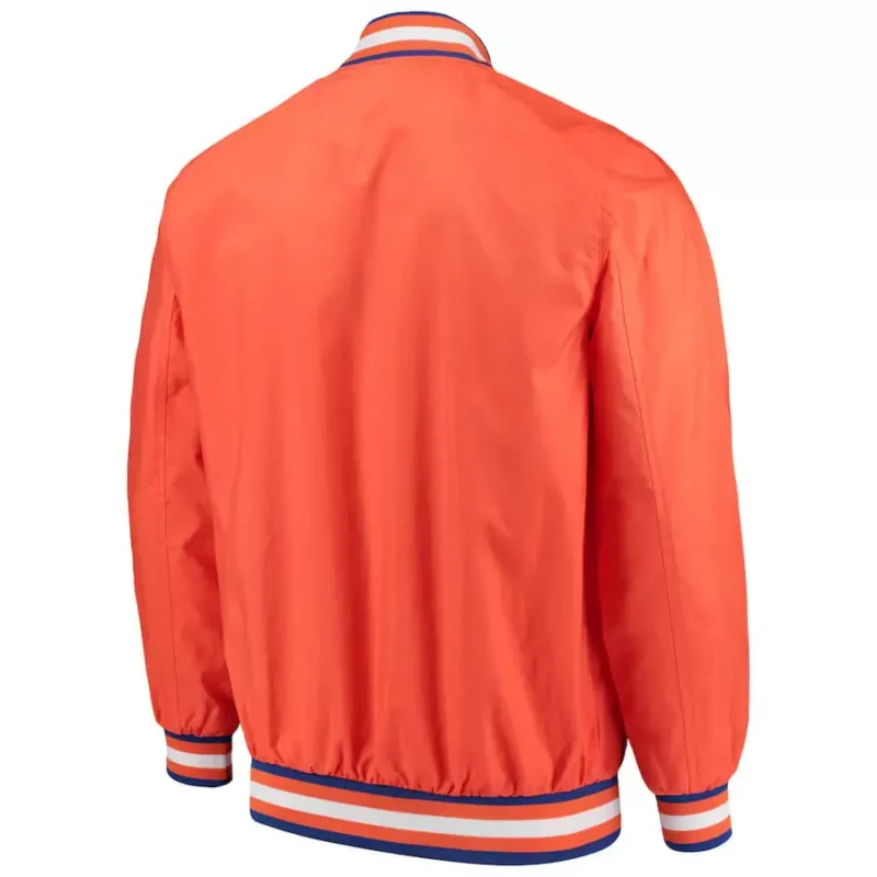 New York Mets Orange Jet Game Half Zip Jackets