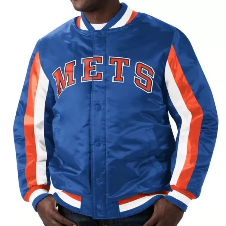 New York Mets The Ace Royal Satin Jacket