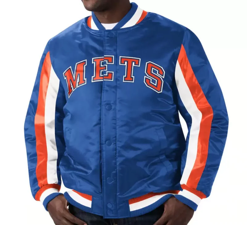New York Mets The Ace Royal Satin Jacket