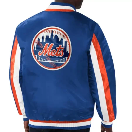 New York Mets The Ace Royal Satin Jackets