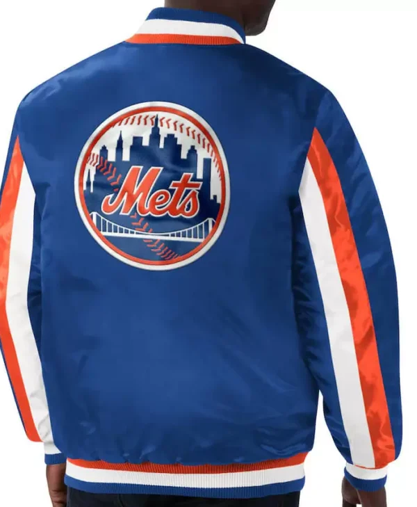 New York Mets The Ace Royal Satin Jackets