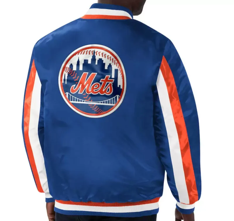 New York Mets The Ace Royal Satin Jackets