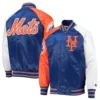New York Mets Varsity Royal Blue Orange and White Jacket