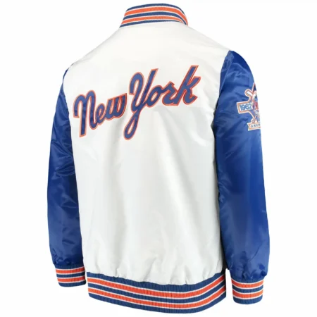 New York Mets White The Legend Satin Jackets scaled 1