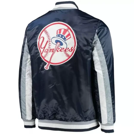 New York Yankees Ace Full Snap Satin Jackets