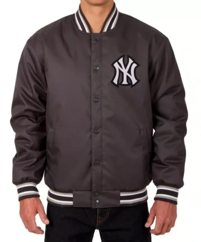 New York Yankees Charcoal MLB Polyester Jackets