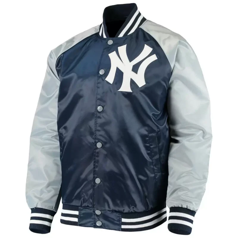 New York Yankees Lead Off Hitter Full Snap Satin Jacket