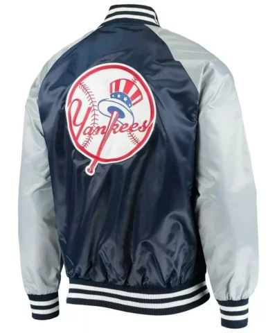 New York Yankees Lead Off Hitter Full Snap Satin Jackets