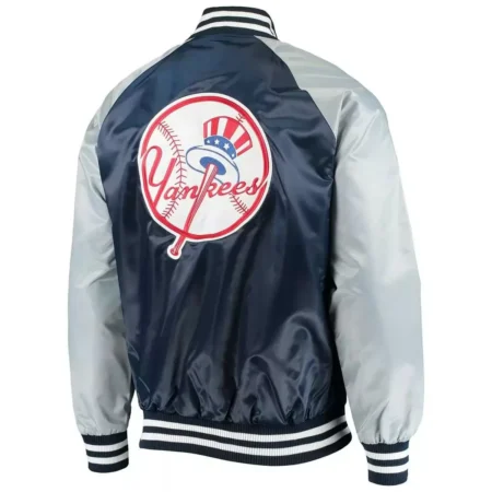 New York Yankees Lead Off Hitter Full Snap Satin Jackets