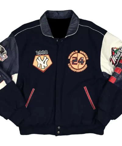 New York Yankees Leather Jeff Hamilton Jackeat