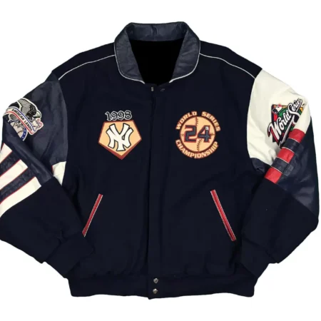 New York Yankees Leather Jeff Hamilton Jackeat