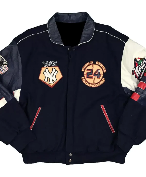 New York Yankees Leather Jeff Hamilton Jackeat