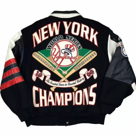 New York Yankees Leather Jeff Hamilton Jackeats