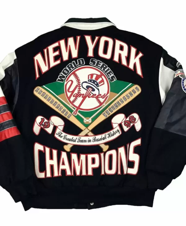 New York Yankees Leather Jeff Hamilton Jackeats