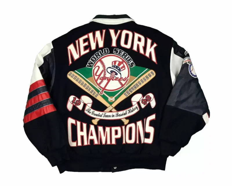 New York Yankees Leather Jeff Hamilton Jackeats