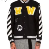 Off White 2015 Virgil Abloh Wool Black Jacket