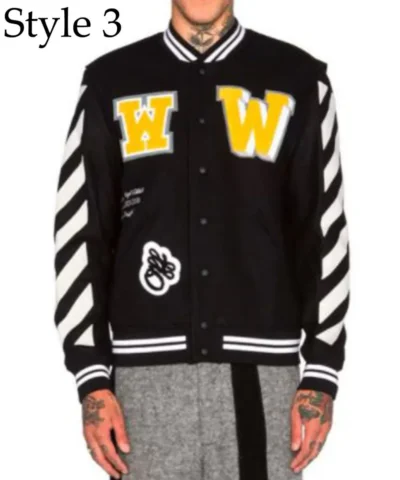Off White 2015 Virgil Abloh Wool Black Jacket